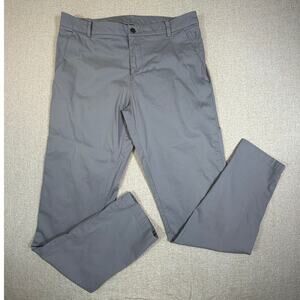 Lululemon Women 34 Gray Warpstreme Classic Fit Trouser Pants Stretch Casual